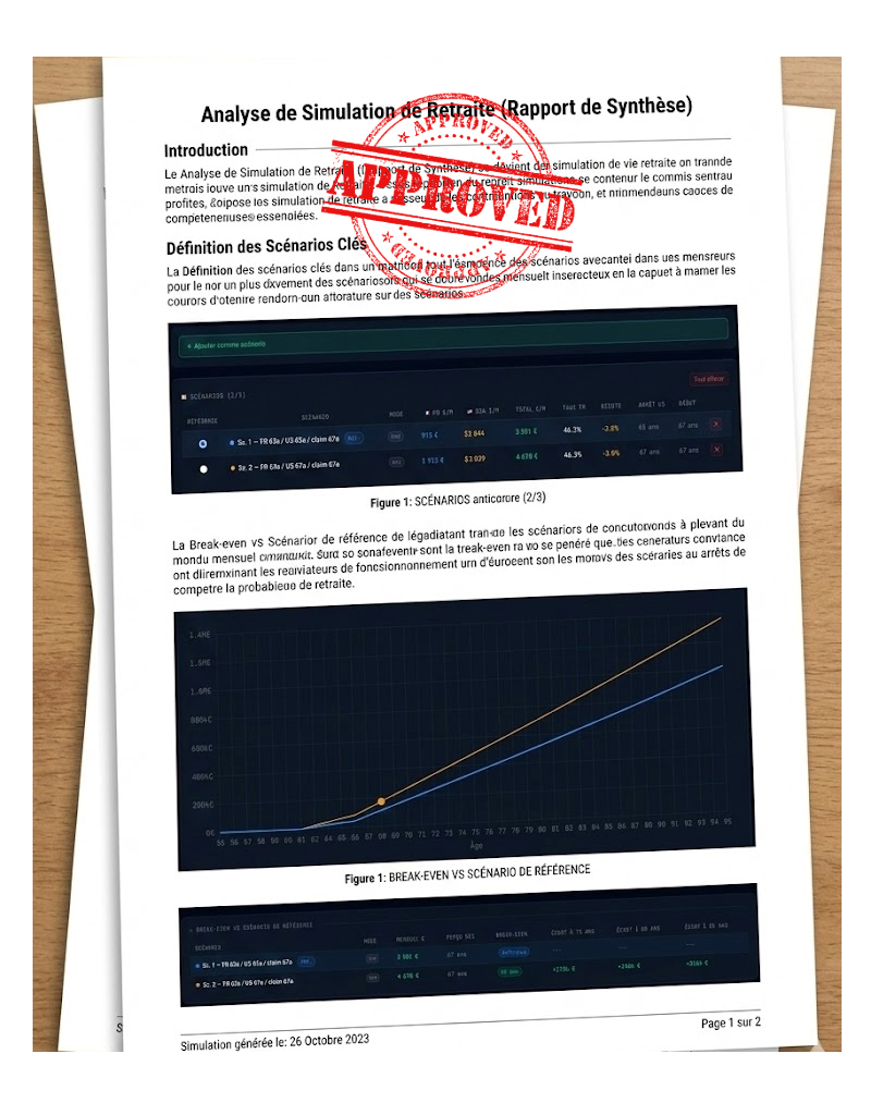 Aperçu export PDF retreet.ai